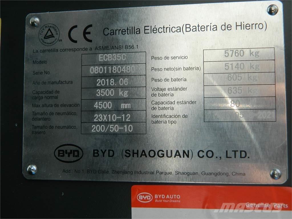 BYD ECB35C Chariots élévateurs électriques