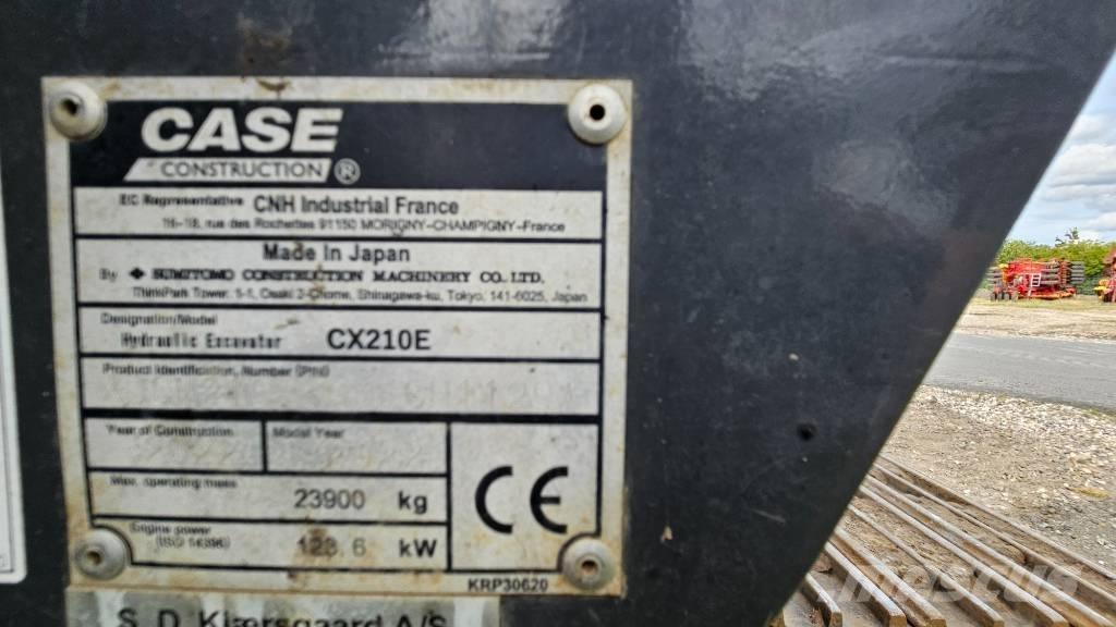 CASE CX 210 E Pelle sur chenilles