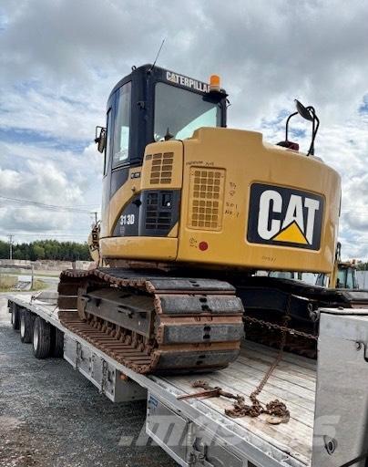 CAT 313 D Pelle sur pneus