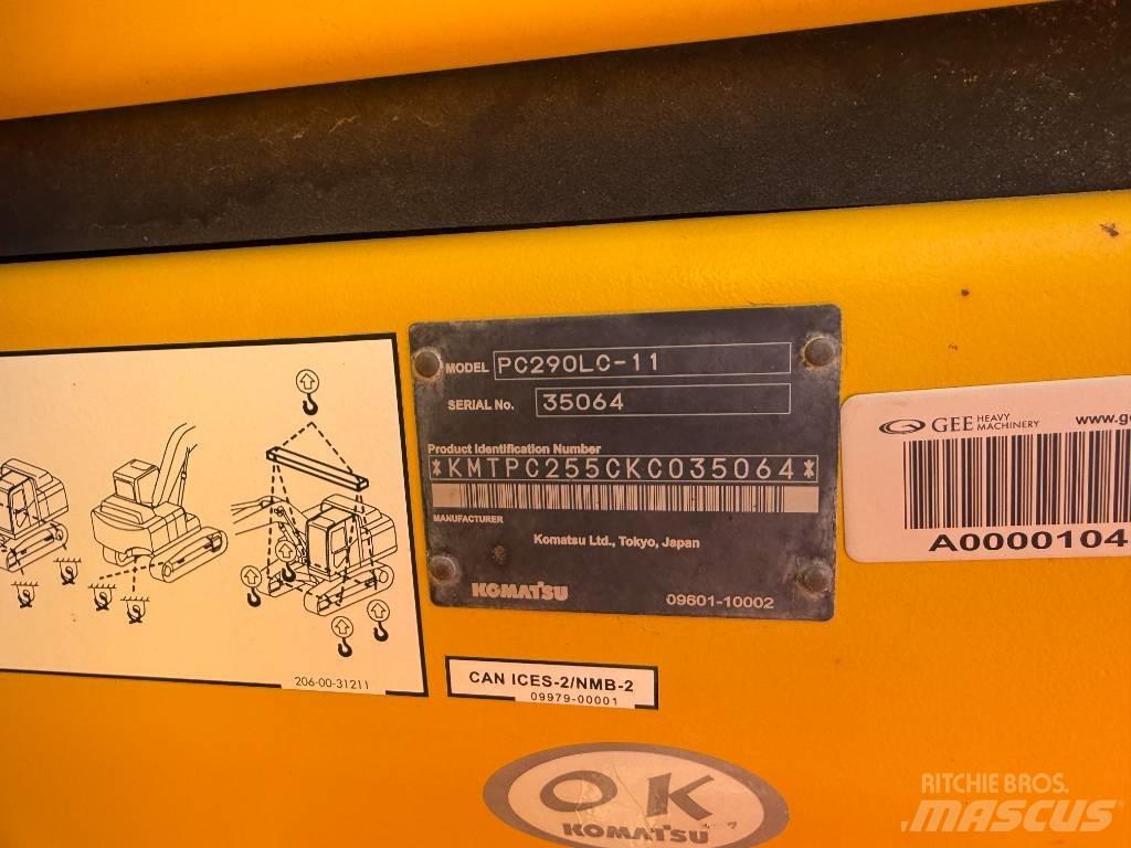 Komatsu PC290LC-11 Pelle sur chenilles