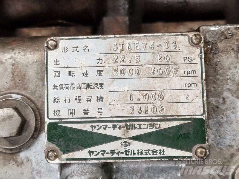 Yanmar 3TNE74-DG Moteur