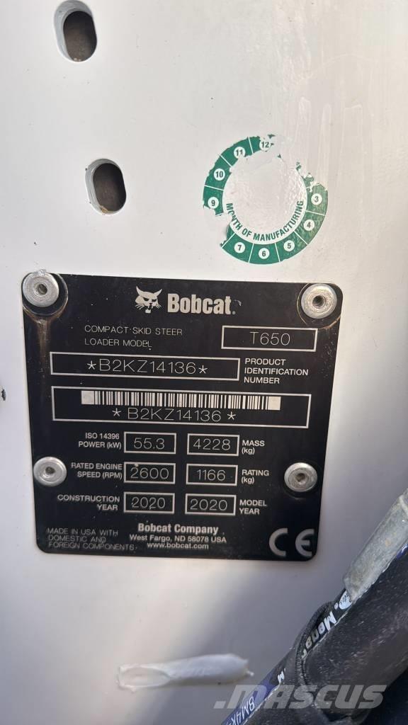 Bobcat T 650 Chargeuse sur chenilles