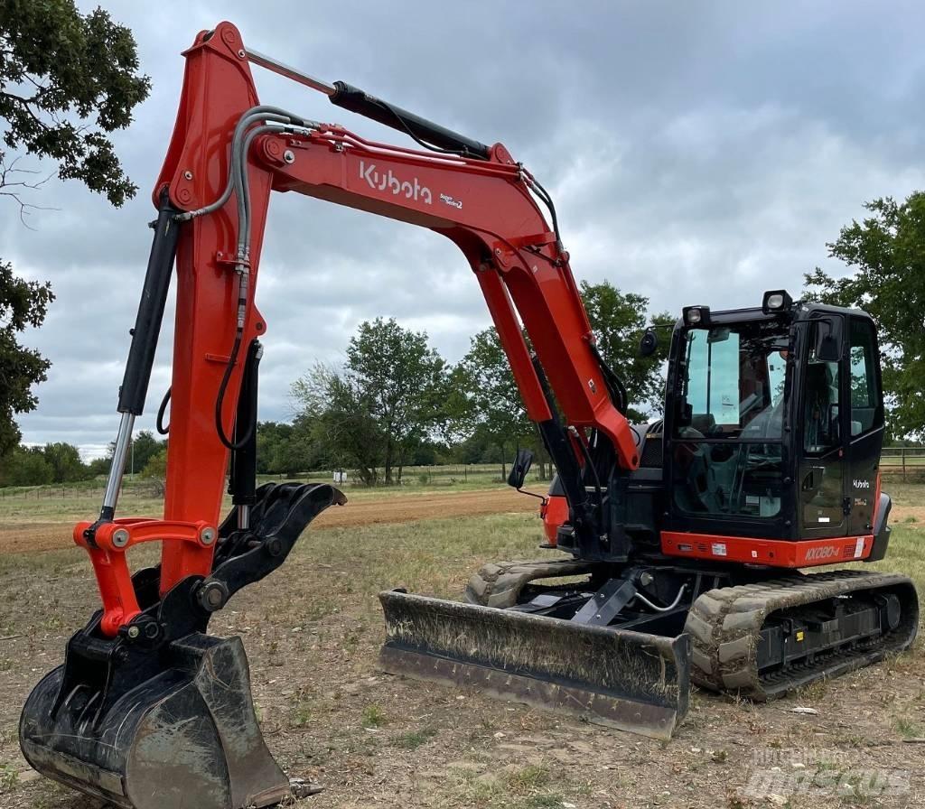 Kubota KX080-4S2 Pelle sur chenilles