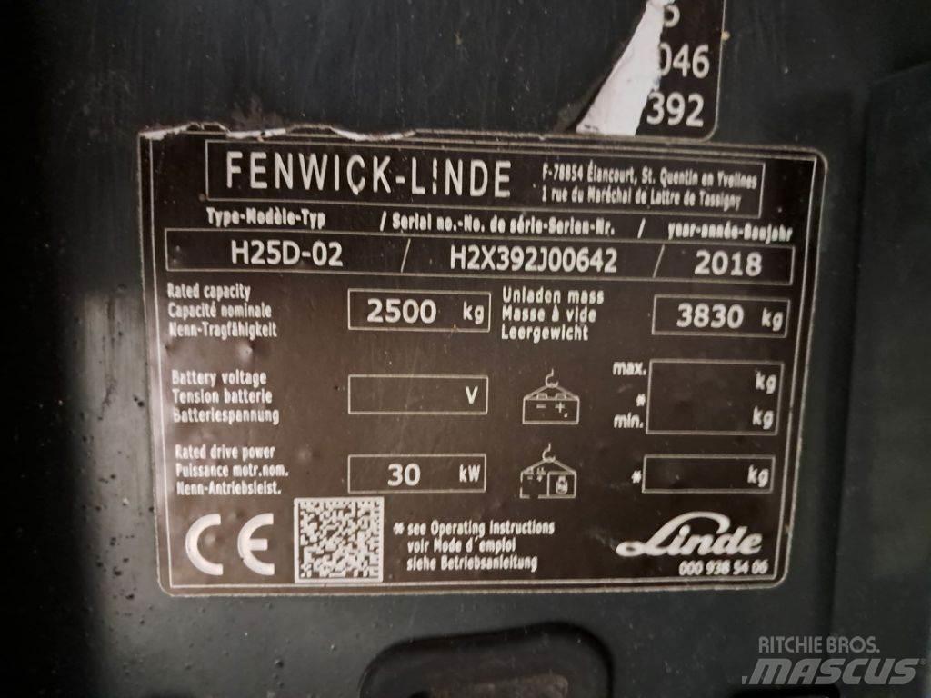 Linde H25D-02 Chariots diesel