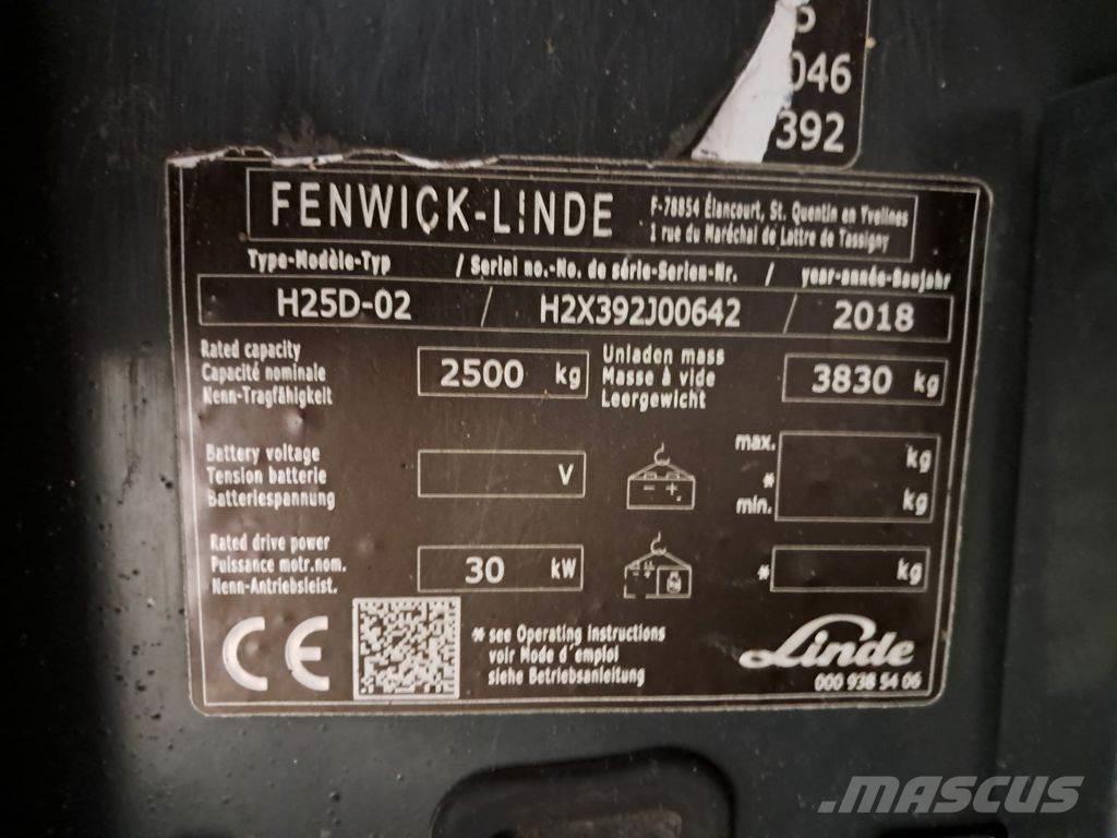 Linde H25D-02 Chariots diesel