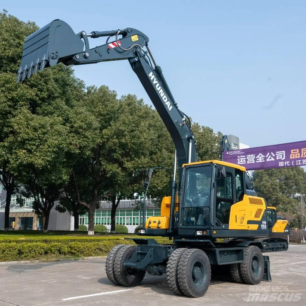 Hyundai HW 150 Pelle sur pneus