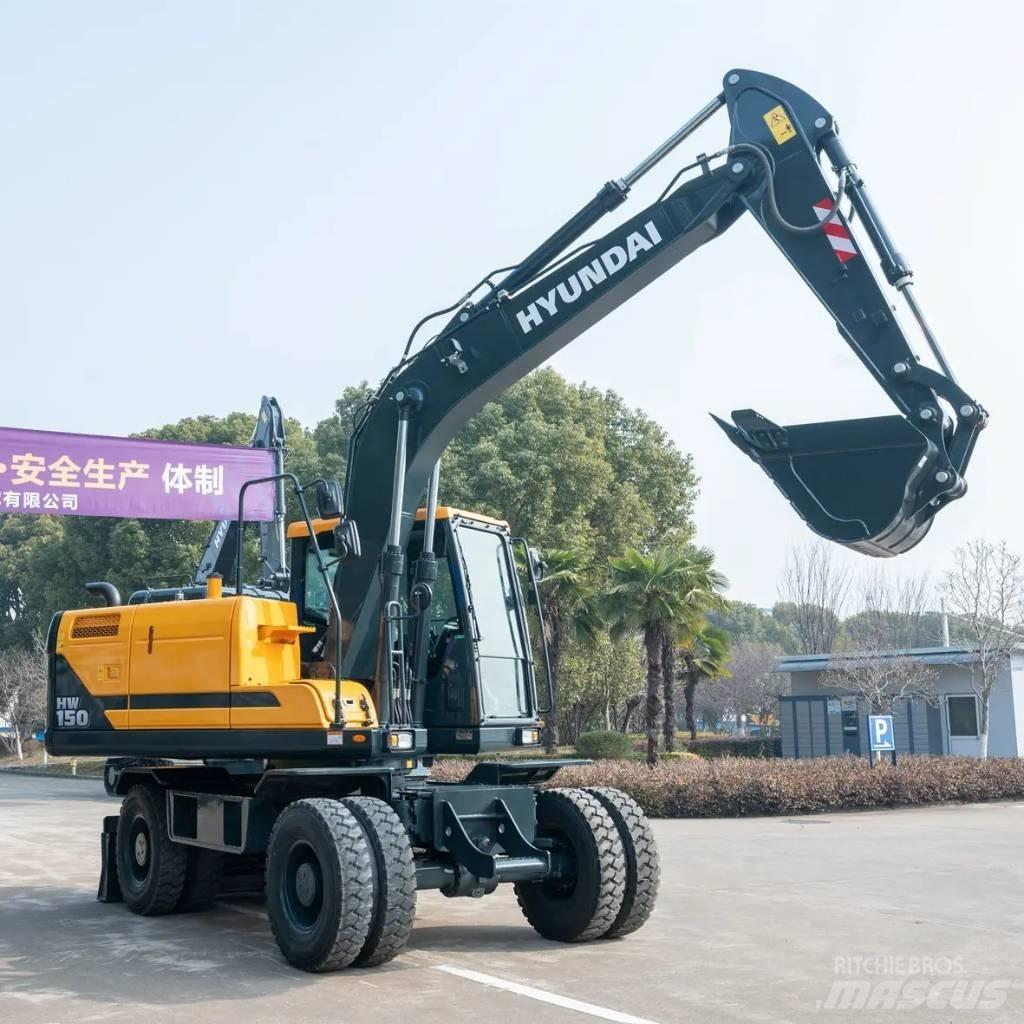 Hyundai HW 150 Pelle sur pneus
