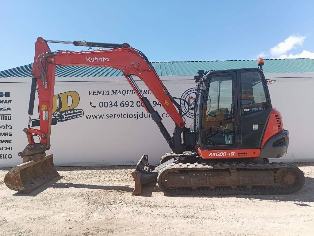 Kubota KX 080-4 Mini pelle 7t-12t