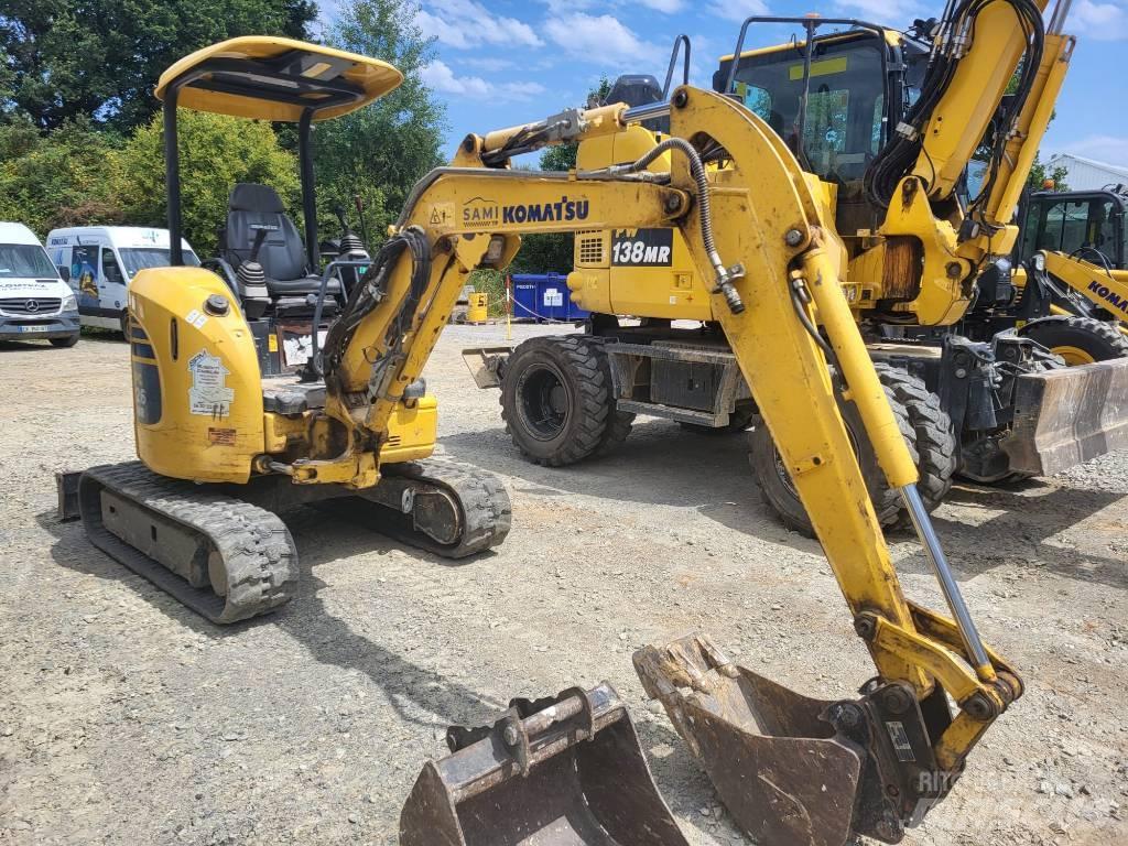 Komatsu PC26MR-3 Mini pelle < 7t
