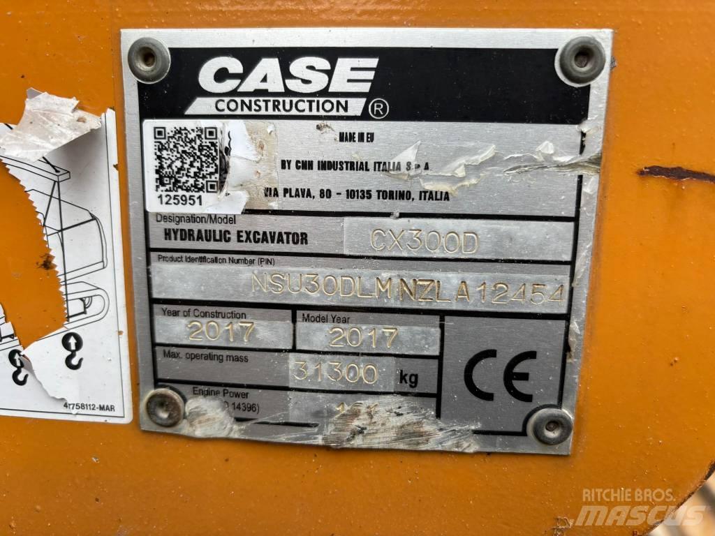 CASE CX300D Pelle sur chenilles