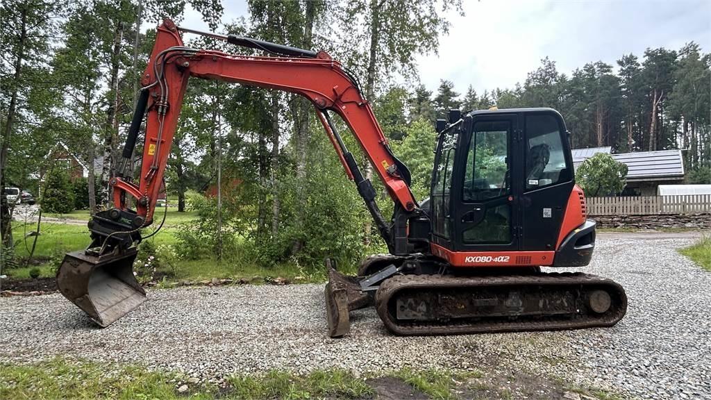Kubota KX080 – 4a2 Mini pelle < 7t