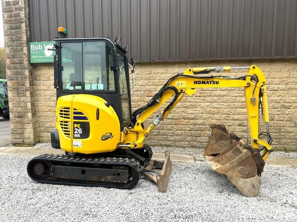 Komatsu PC 26 MR-3 Mini pelle < 7t