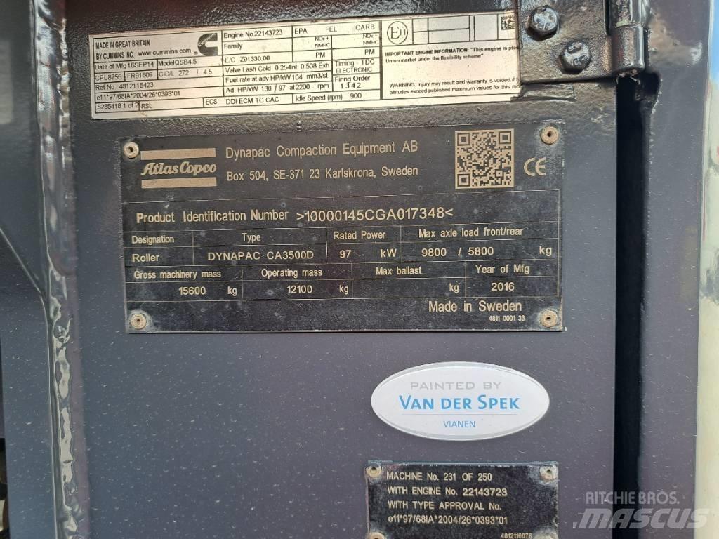 Dynapac CA3500D Rouleaux monocylindre