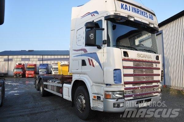 Scania 124 6X2 470 Camion porte container
