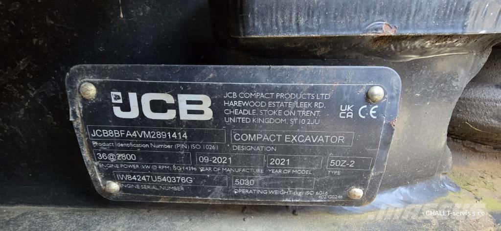 JCB 50 Z-2 Mini pelle < 7t
