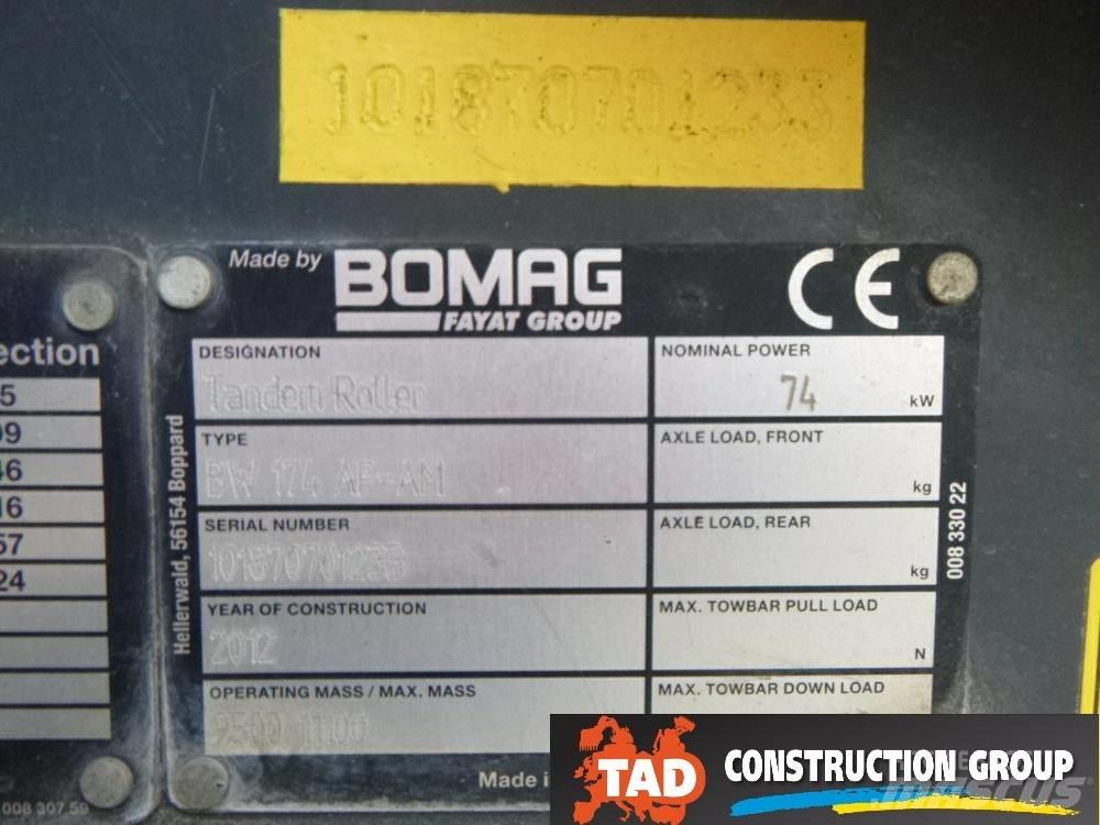 Bomag BW 174 AD AM Rouleaux tandem