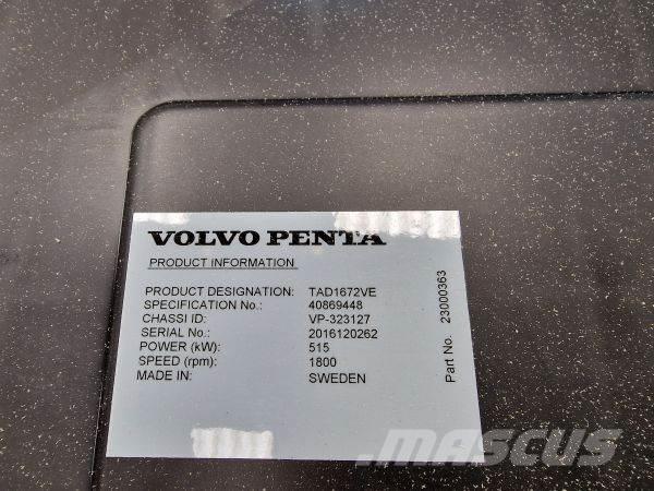 Volvo TAD1672VE Moteur