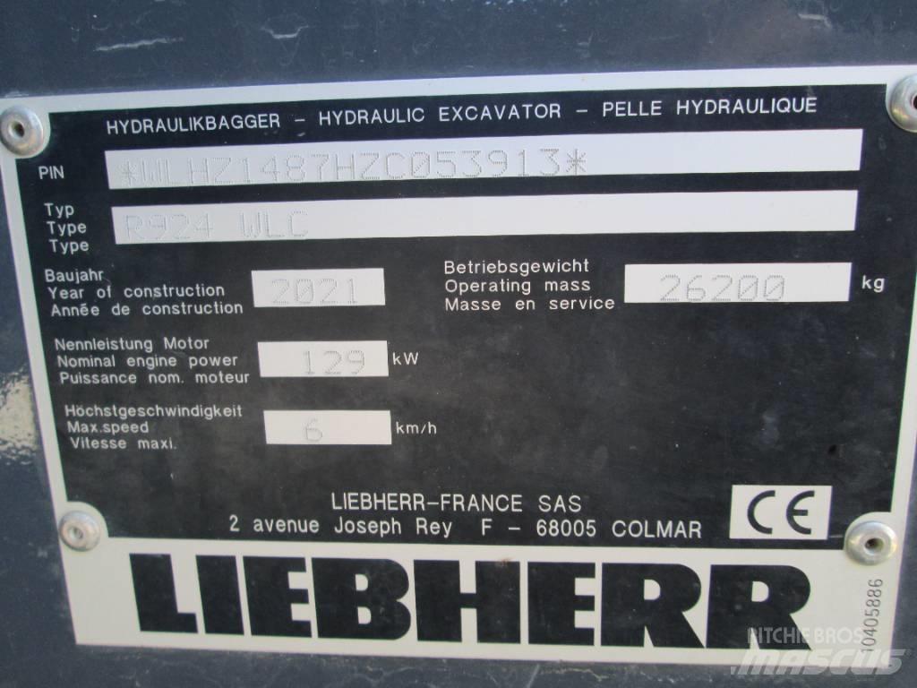 Liebherr R 924 G8 Pelle sur chenilles