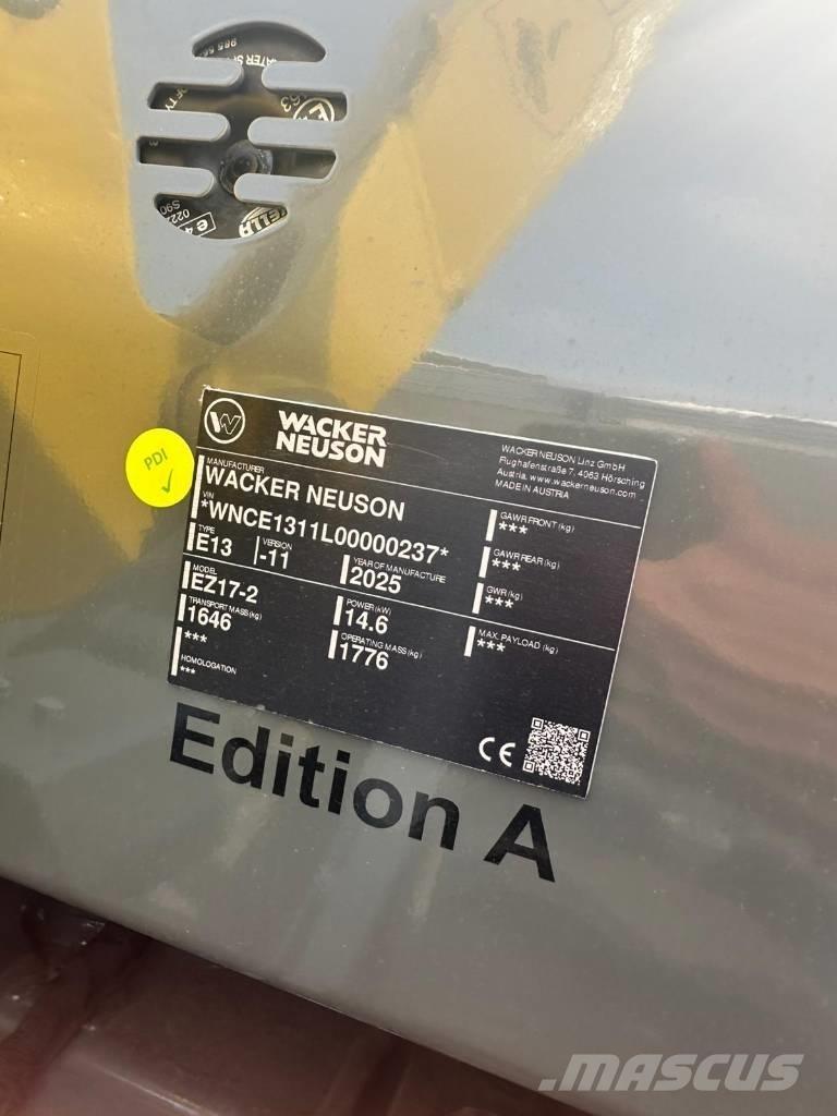Wacker Neuson EZ 17 Mini pelle < 7t