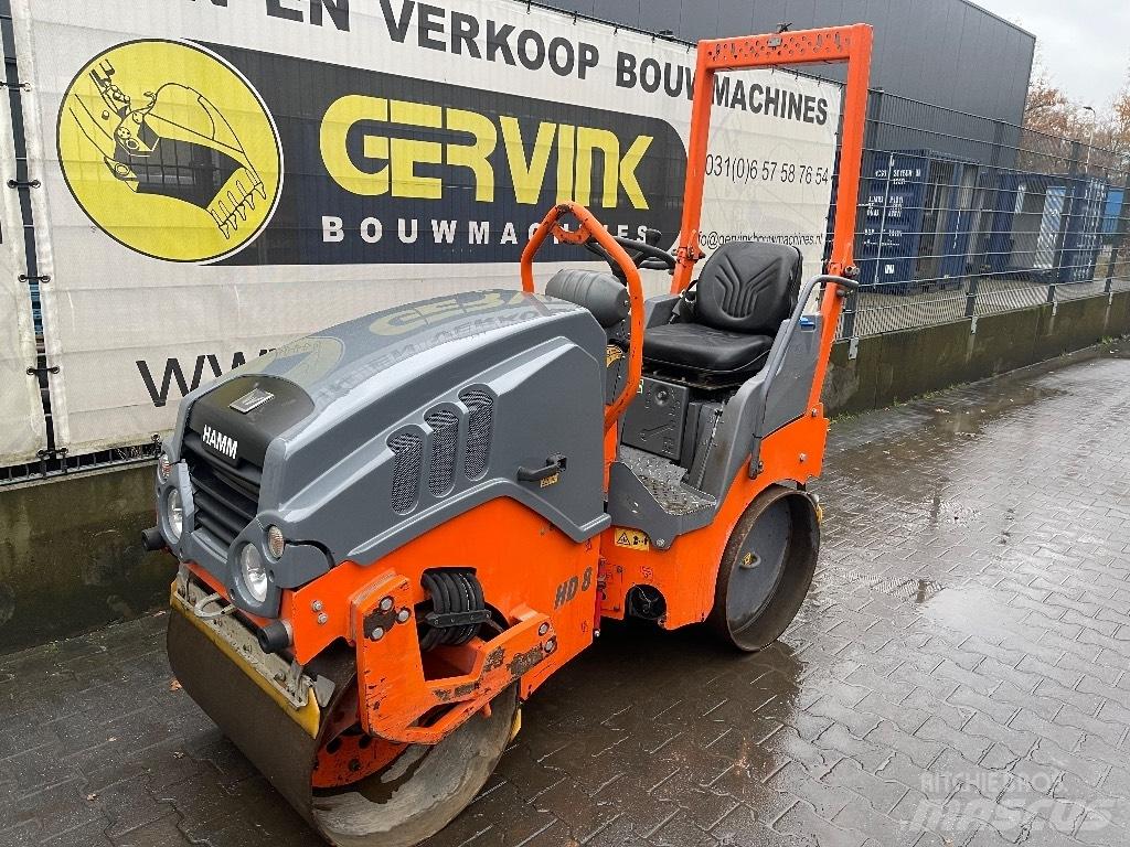 Hamm HD 8 VV Rouleaux tandem