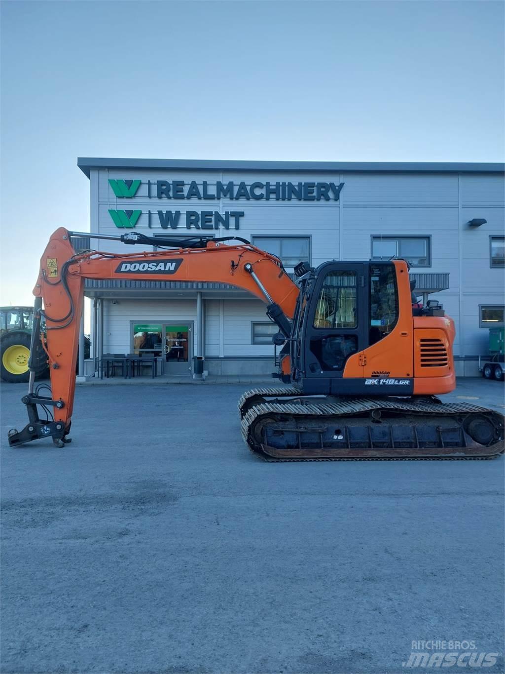 Doosan DX 140LCR 7 Pelle sur chenilles