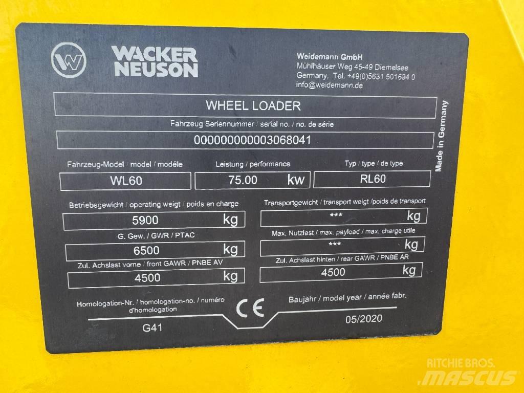 Wacker Neuson WL60 Chargeuse sur pneus