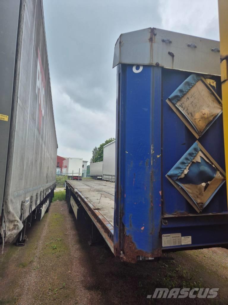 Krone FLAKTRAILER Semi remorque plateau ridelle