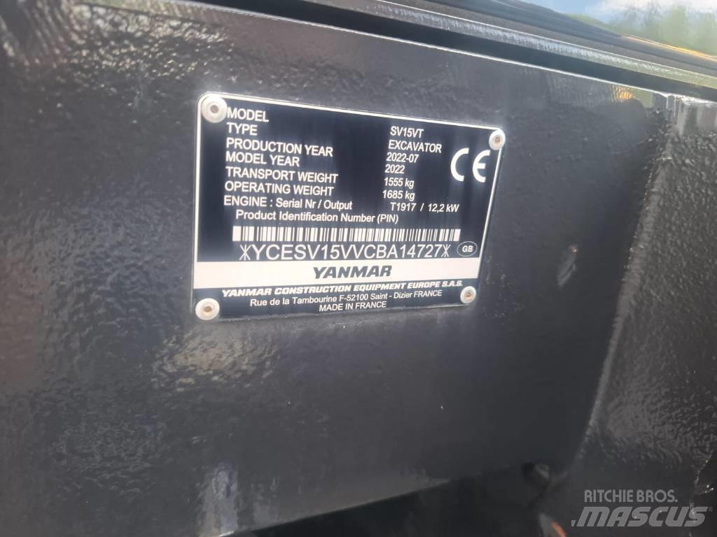 Yanmar SV 15 VT Mini pelle < 7t