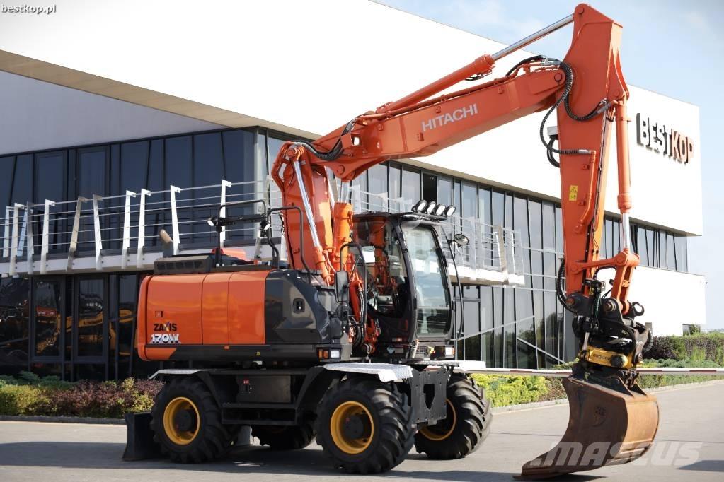 Hitachi ZX 170 W-6 Pelle sur pneus