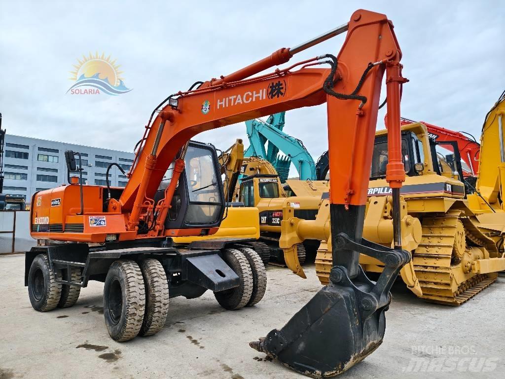 Hitachi EX 100 W D Pelle sur pneus