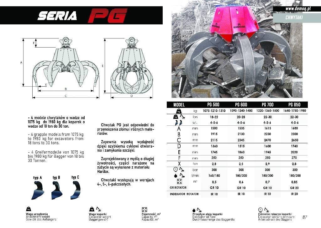  DEMOQ PG500 Grappin