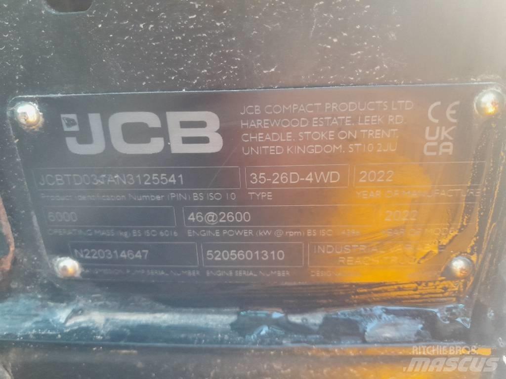 JCB 35-26D 4WD Chariots diesel