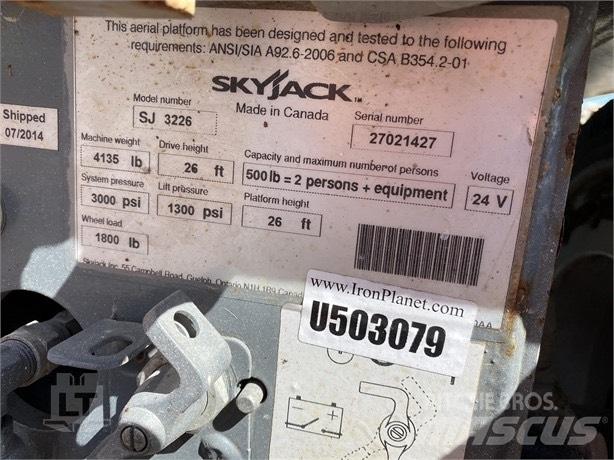 SkyJack SJ III 3226 Nacelle ciseaux