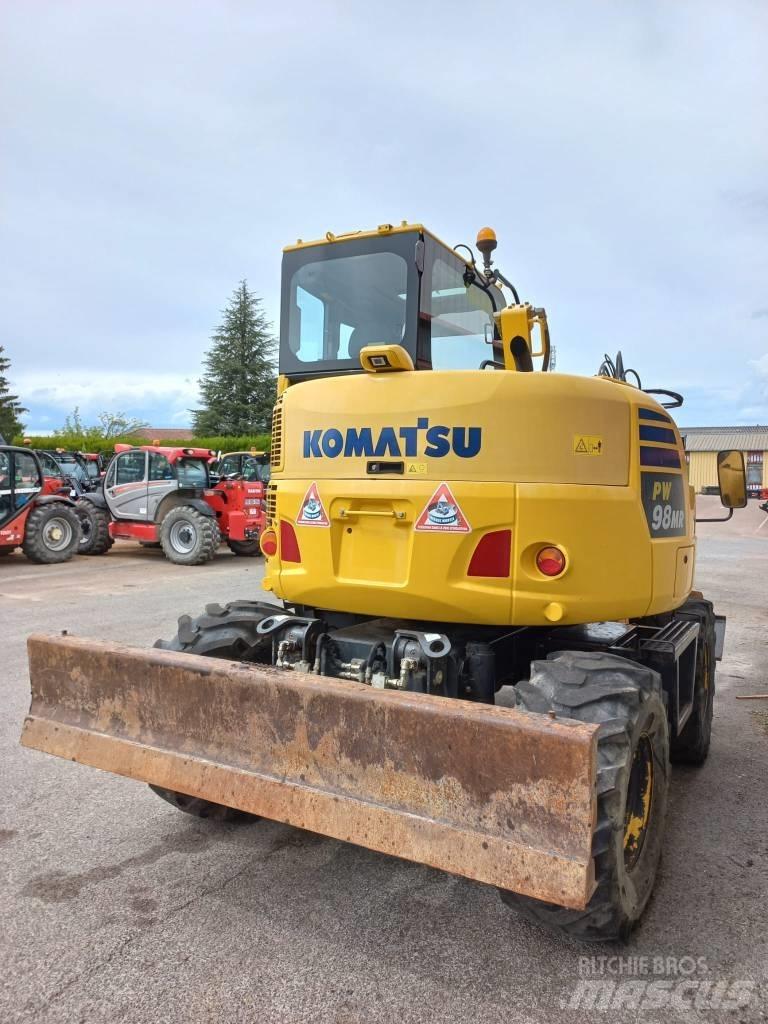 Komatsu PW 98 MR Pelle sur pneus