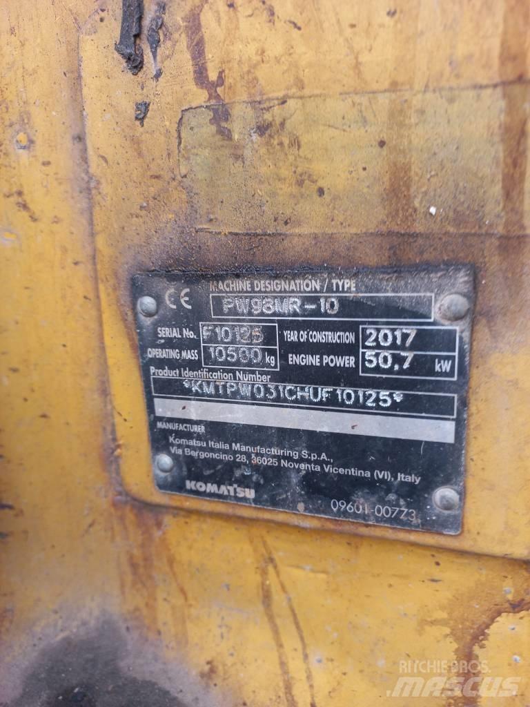 Komatsu PW 98 MR Pelle sur pneus