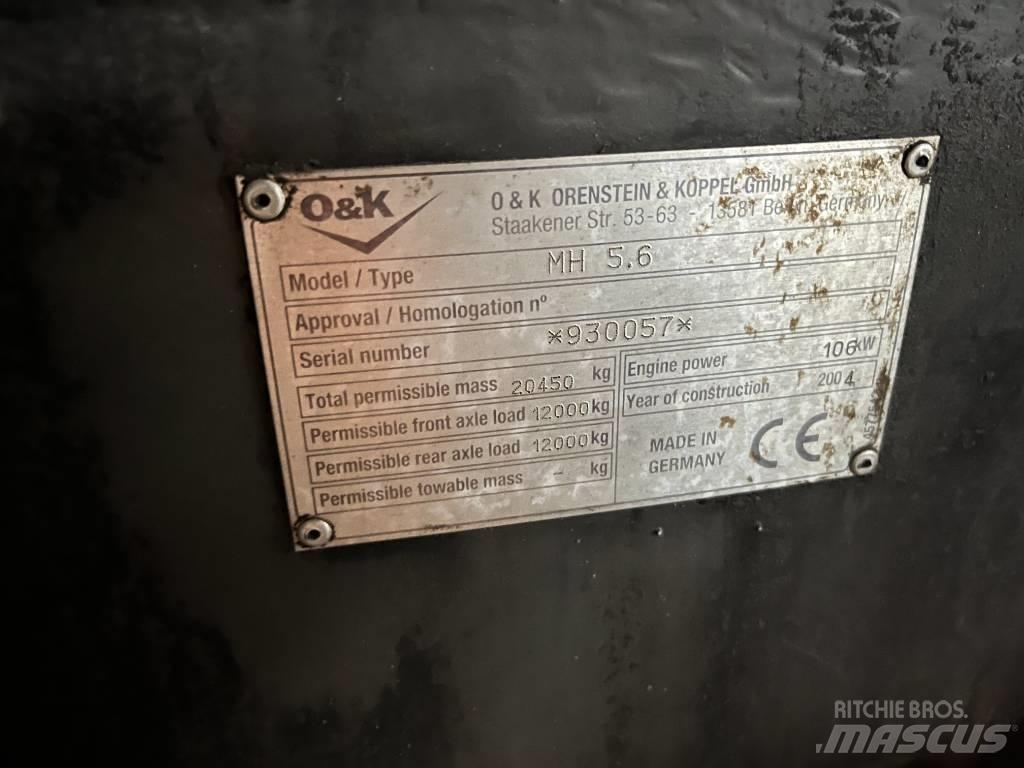 O&K MH 5.6 Pelle sur pneus