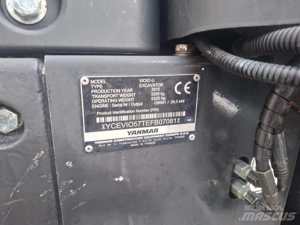 Yanmar Vio 57-U Mini pelle < 7t