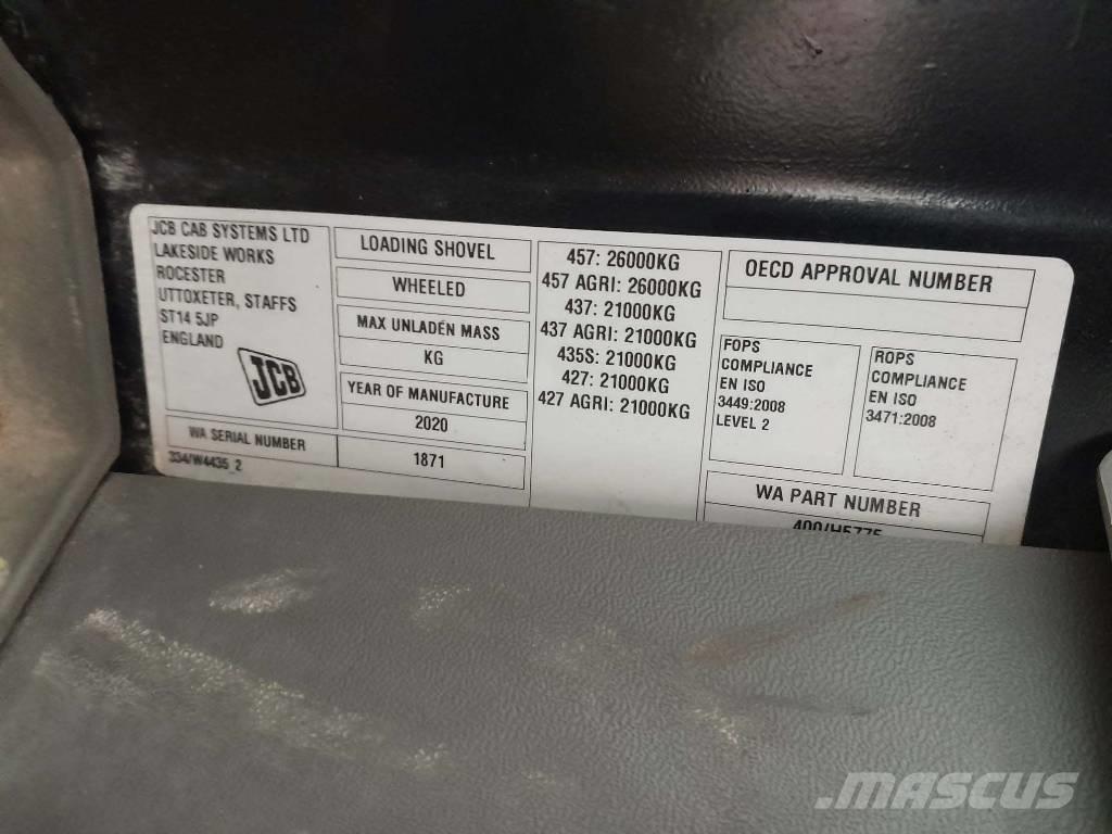 JCB 457 ZX Chargeuse sur pneus