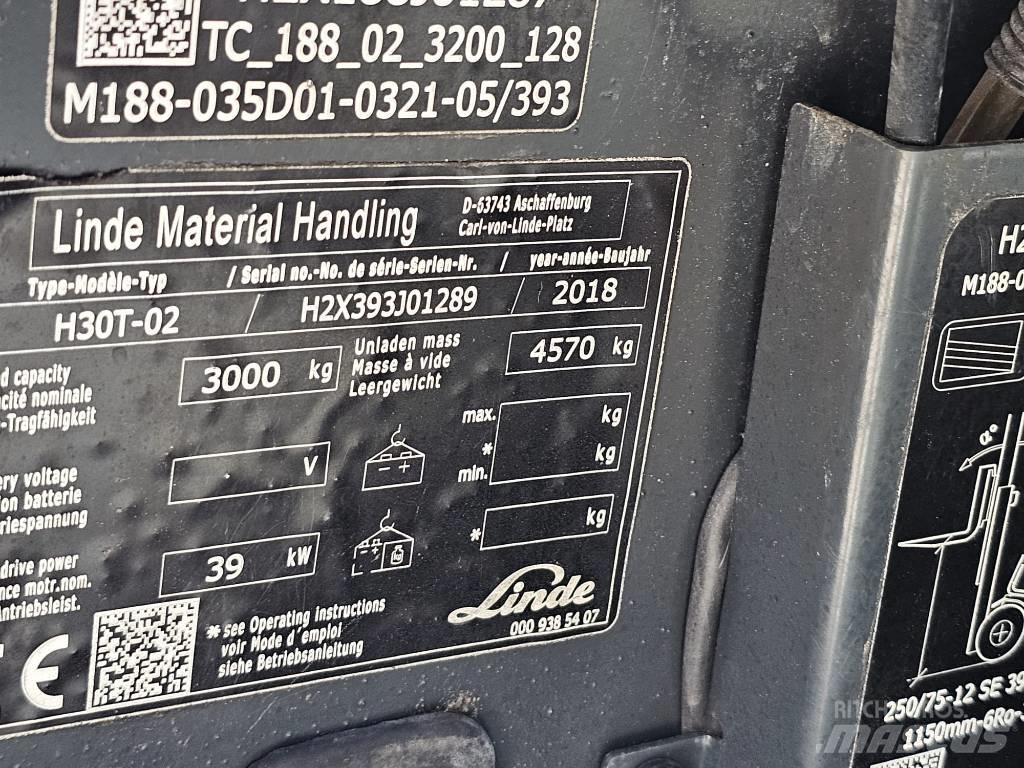 Linde H30T-02 Chariots GPL