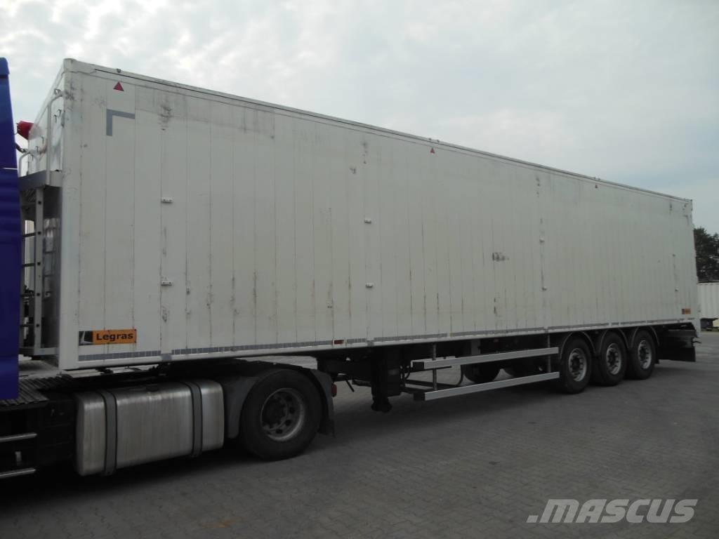 Legras SBS 2220, 95m3 Semi-remorques à plancher mobile