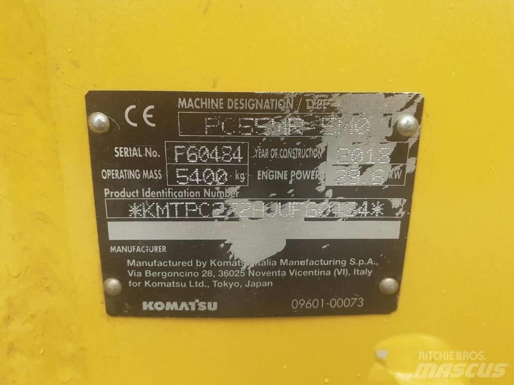 Komatsu PC 55 MR-5 Pelle sur chenilles