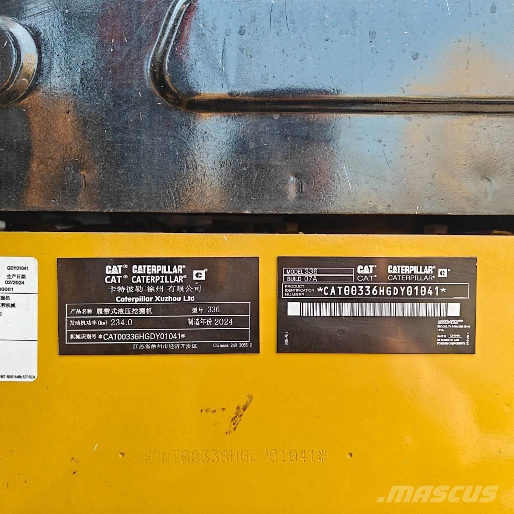 CAT 336GC Pelle sur chenilles