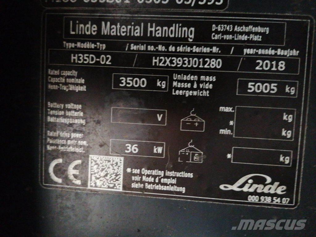 Linde H35D-02 Chariots diesel