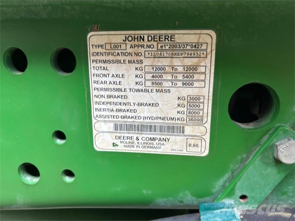 John Deere 6170R Tracteur