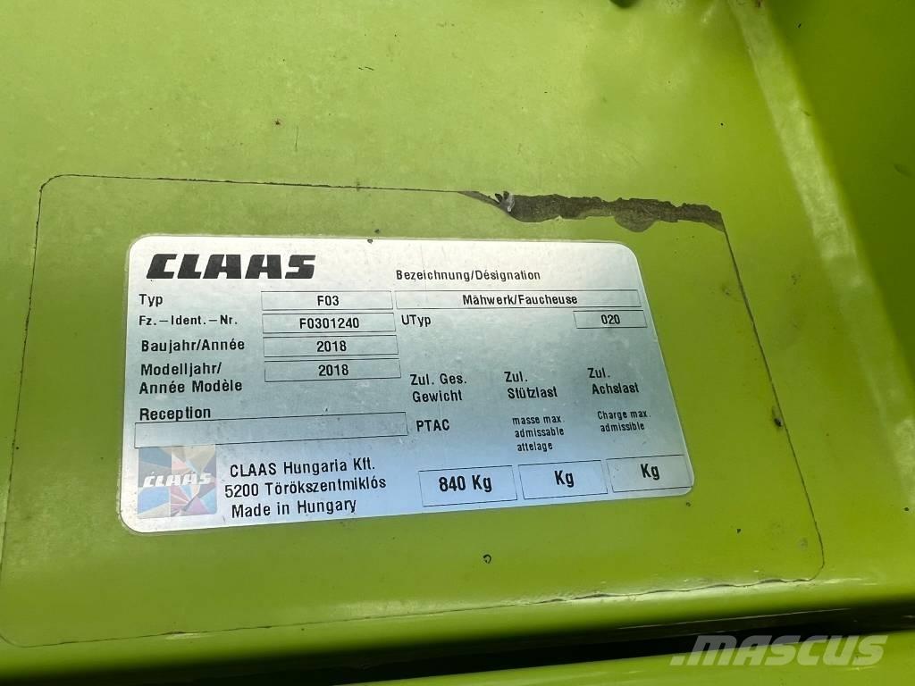 CLAAS Corto 310 FN Faucheuse