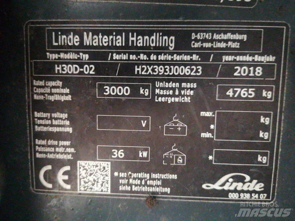 Linde H30D-02 Chariots diesel