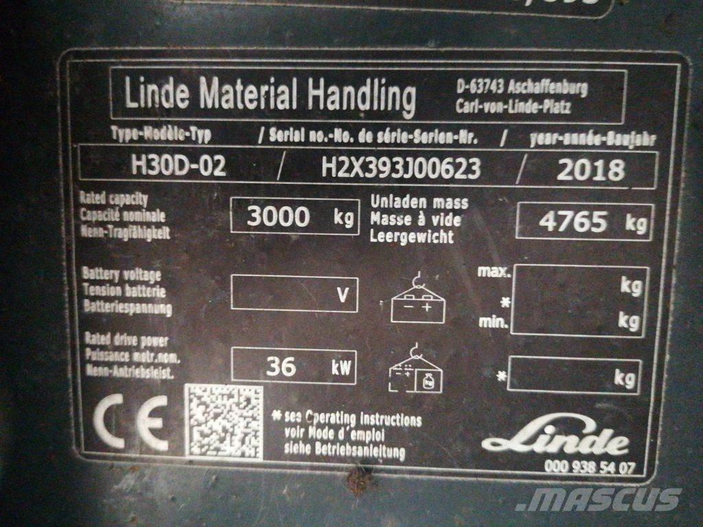 Linde H30D-02 Chariots diesel