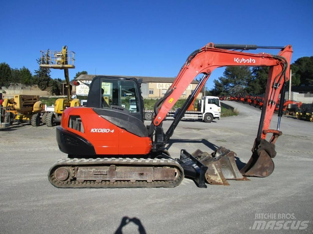 Kubota KX 080-4 Mini pelle 7t-12t