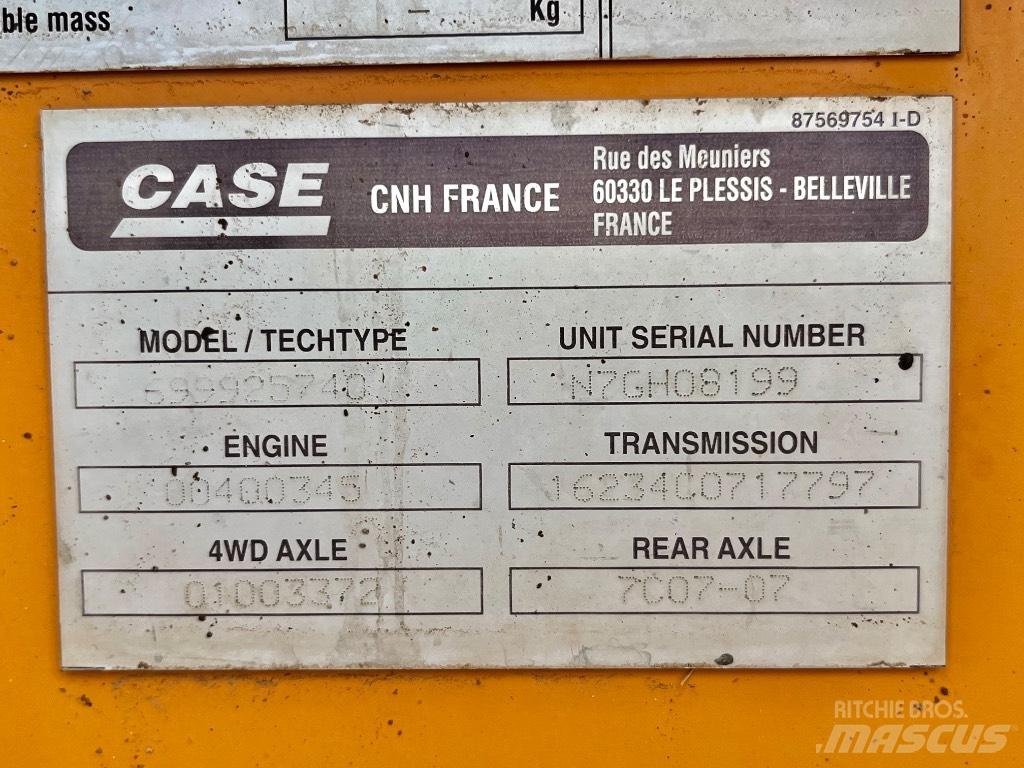 CASE 580 SR Tractopelle
