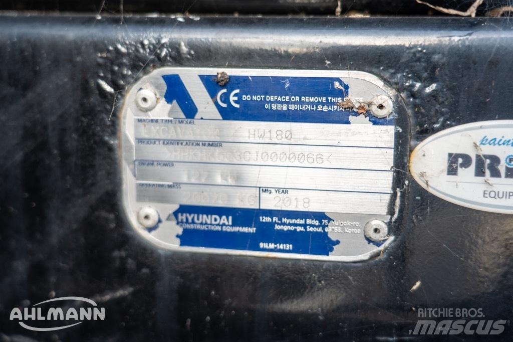 Hyundai HW 180 Pelle sur pneus